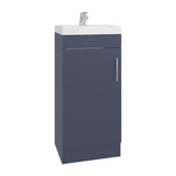 TUHOME Madrid Floorstanding Bathroom Vanity with Integrated Resin Sink and Spacious Storage Compartment, Modern Organization Cabinet for Towels, Toiletries and Essentials, Functional Contemporary Solution for Bathroom Spaces