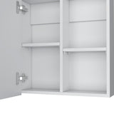 Duma 21.1" H x 19.7" W Mirror Medicine Cabinet, One door with Four interior Shelves for Bathroom, Kitchen