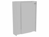 Tuhome Vatta Wall Foldable Counter Table with Multiple Shelves, Extending Surface, Space-Saving Design for Kitchen, Dining Room, or Home Office