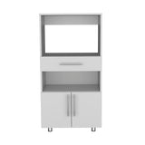 Worland Pantry Cabinet with Microwave Stand