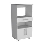 Worland Pantry Cabinet with Microwave Stand