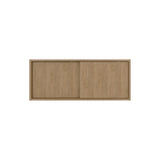 Note 32-Inch Wide Wall Storage Cabinet with Sliding Doors, Compact Wall-Mounted Storage Option for Bedroom, Office, Living Room or Garage Organization