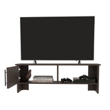 Navia 47" Wide Modern TV Stand with One-Door Cabinet and Open Shelf, Media Console with Cable Management for Living Room, Entertainment Center for TVs up to 54", Stylish Storage Organizer