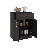 Mayorca Compact Multistorage Cabinet with One Drawer and Two Doors Cabinet with Interior Storage, Kitchen and Coffee Station Storage Option