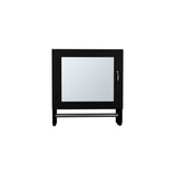 TUHOME Botiq 19.7-Inch Mirror Medicine Cabinet with One Door, Two Interior Shelves and Integrated Towel Rack, Wall-Mounted Storage Organizer for Bathroom or Kitchen Essentials, Space-Saving Modern Cabinet Design