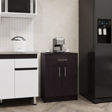 Mayorca Compact Multistorage Cabinet with One Drawer and Two Doors Cabinet with Interior Storage, Kitchen and Coffee Station Storage Option