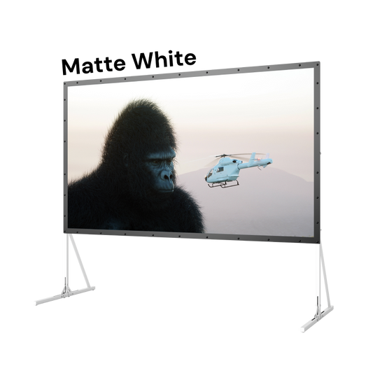 120''-200'' Outdoor Portable Fold Matte White Screen