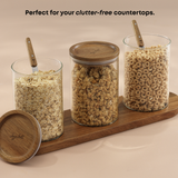 Holden 11-Piece Stackable Glass Storage Canister Gift Set