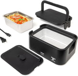 0.9L Electric Heated Lunch Box 80W – Stainless Steel