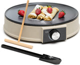 12-Inch Electric Crepe Maker & Griddle with Spreader