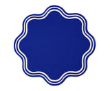Blue Scalloped Placemats