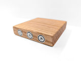 Magnetic Square Shelf in Oak