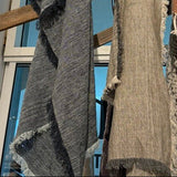 Marin 100% Linen Fringed Throw