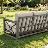 Marindo 5 Pieces Aluminum Patio Lounge Chair Set with End Table