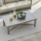 Marindo 5-Piece Backyard Lounge Seating Set with Composite Concrete Table
