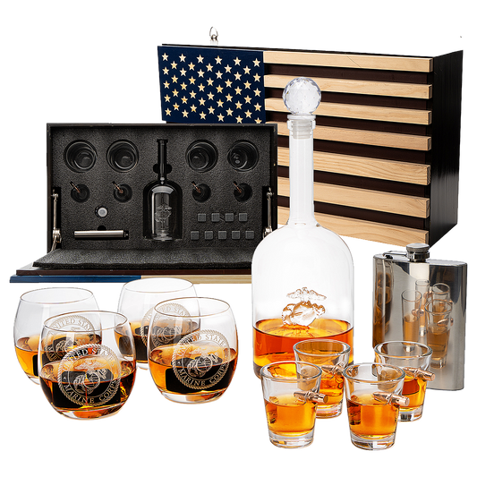 Marine Big Box Wall Decor Murphy with Decanter