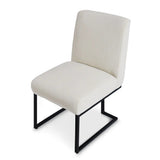 Mason Modern Metal Frame Upholstered Dining Chair (Set of 2)