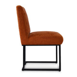 Mason Modern Metal Frame Upholstered Dining Chair (Set of 2)