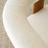 Maye 54" Modern Beige Upholstered Loveseat Sofa