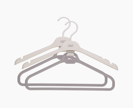 Orderly™ Set of 2 Ecru Long Garment Hangers