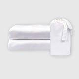 Melange Bamboo Pillowcases - Snow