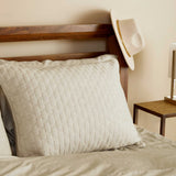 Melange Standard Shams 2-pk - Sand - Final Sale/No Returns