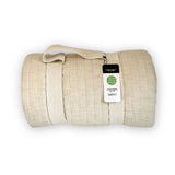 Melange Bamboo Cotton Quilted Coverlet - Sand