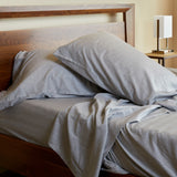 Melange Bamboo Bed Sheets - Silver