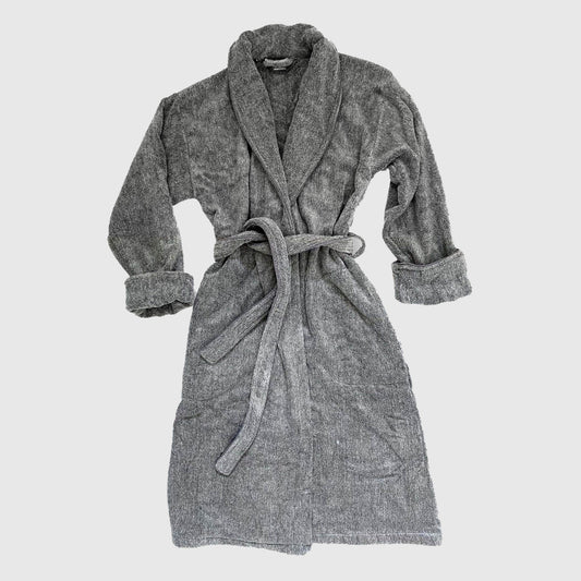 Melange Bamboo Bath Robe - Charcoal