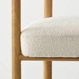 Melbourne 24" Boucle Counter Stool with Arms (1-Piece)