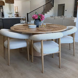 Melbourne Modern Boucle Upholstered Dining Chair (Set of 4)