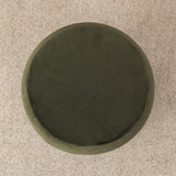 Mellow Modern Round Velvet Ottoman With Storage