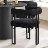 Mia Velvet Dining Chair with Arms (Set of 6)