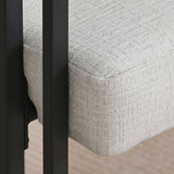 Mia Upholstered Chenille Dining Chair with Arms (Set of 2)