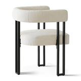 Mia Velvet Dining Chair with Arms (Set of 6)