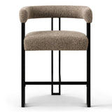 Mia 24" Modern Tweed Counter Stool with Arms (1-piece)
