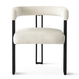 Mia Velvet Dining Chair with Arms (Set of 8)