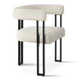 Mia Velvet Dining Chair with Arms (Set of 4)