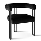 Mia Velvet Dining Chair with Arms (Set of 4)