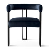 Mia Velvet Dining Chair with Arms (Set of 4)