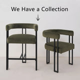 Mia Velvet Dining Chair with Arms (Set of 8)