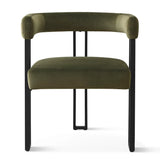 Mia Velvet Dining Chair with Arms (Set of 6)