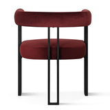 Mia Velvet Dining Chair with Arms (Set of 8)