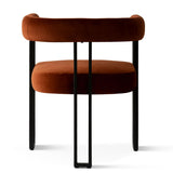 Mia Velvet Dining Chair with Arms (Set of 6)