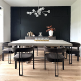 Mia Velvet Dining Chair with Arms (Set of 6)