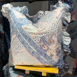 Mirabelle Patchwork Prairie Ruffled Euro Sham
