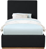 Monaco Contemporary Bed with Solid Wood Frame and Elegant Boucle Fabric for Modern Bedrooms
