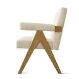 Morgan Upholstered Dining Chair with Arms (Set of 2)