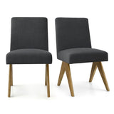 Morgan Mid-Century Upholstered Dining Chair (Set of 2)