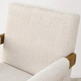 Morgan Upholstered Counter Stool with Arms (1-Piece)